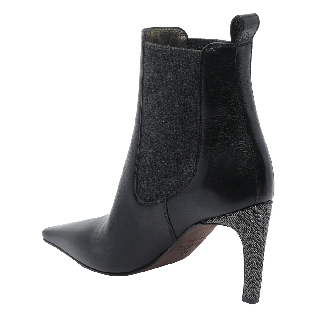 80Mm Pointed-Toe Chelsea Boots