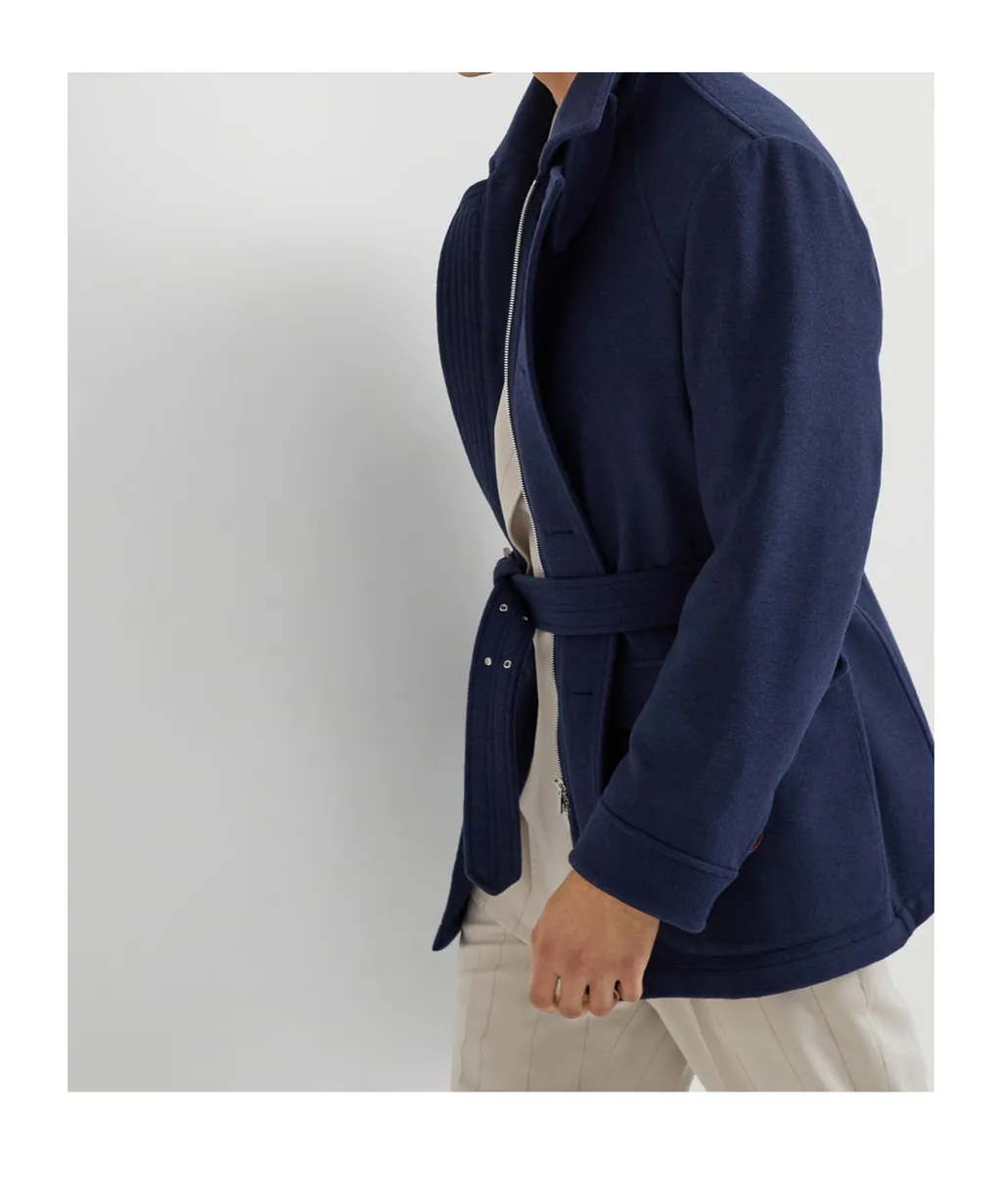 Long-Sleeved Cashmere Coat