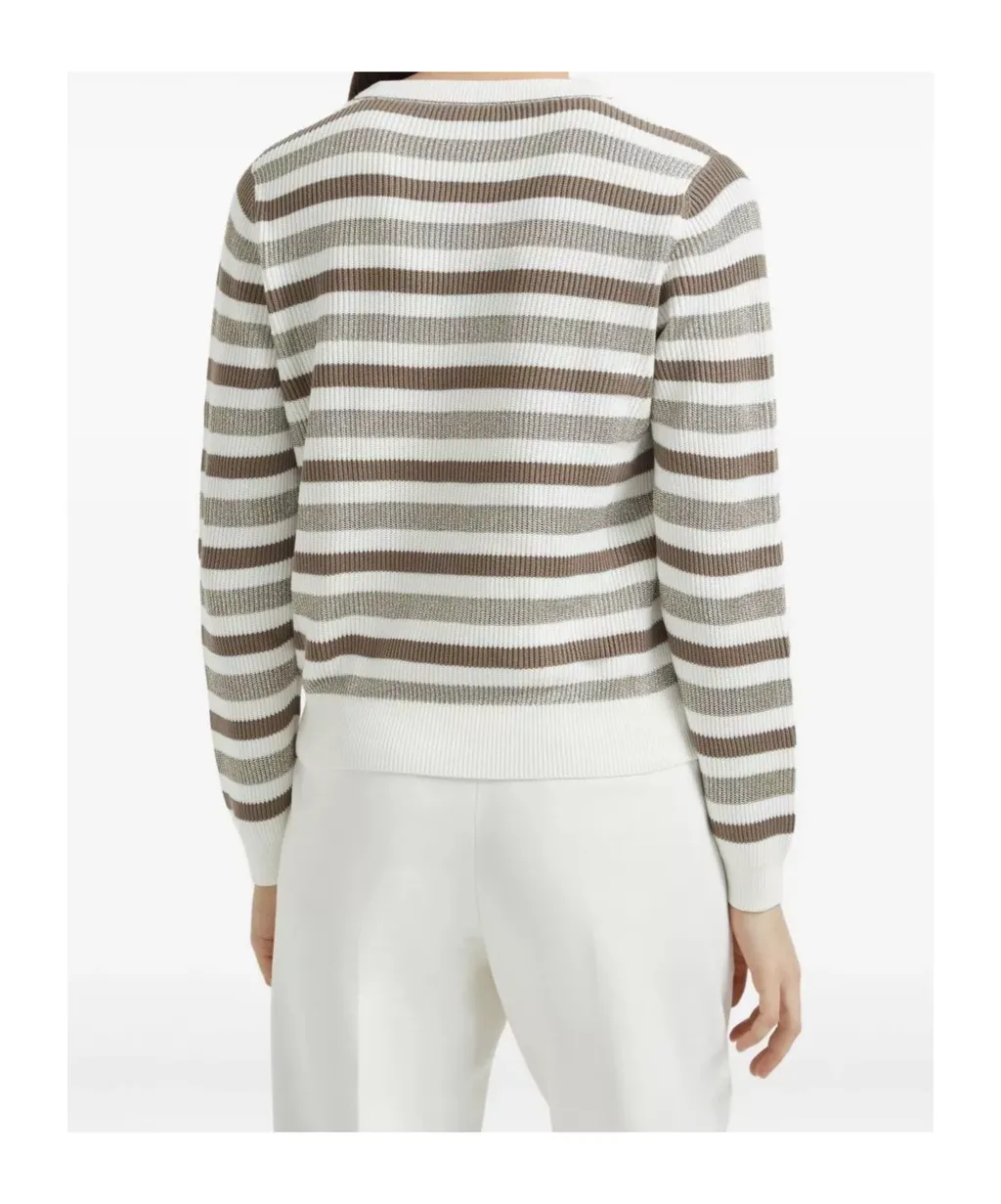 Striped Crewneck Knitted Jumper