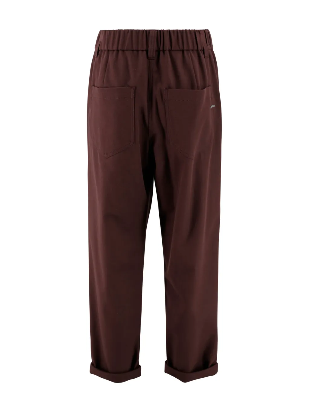 Elasticated-Waist Pocket Trousers