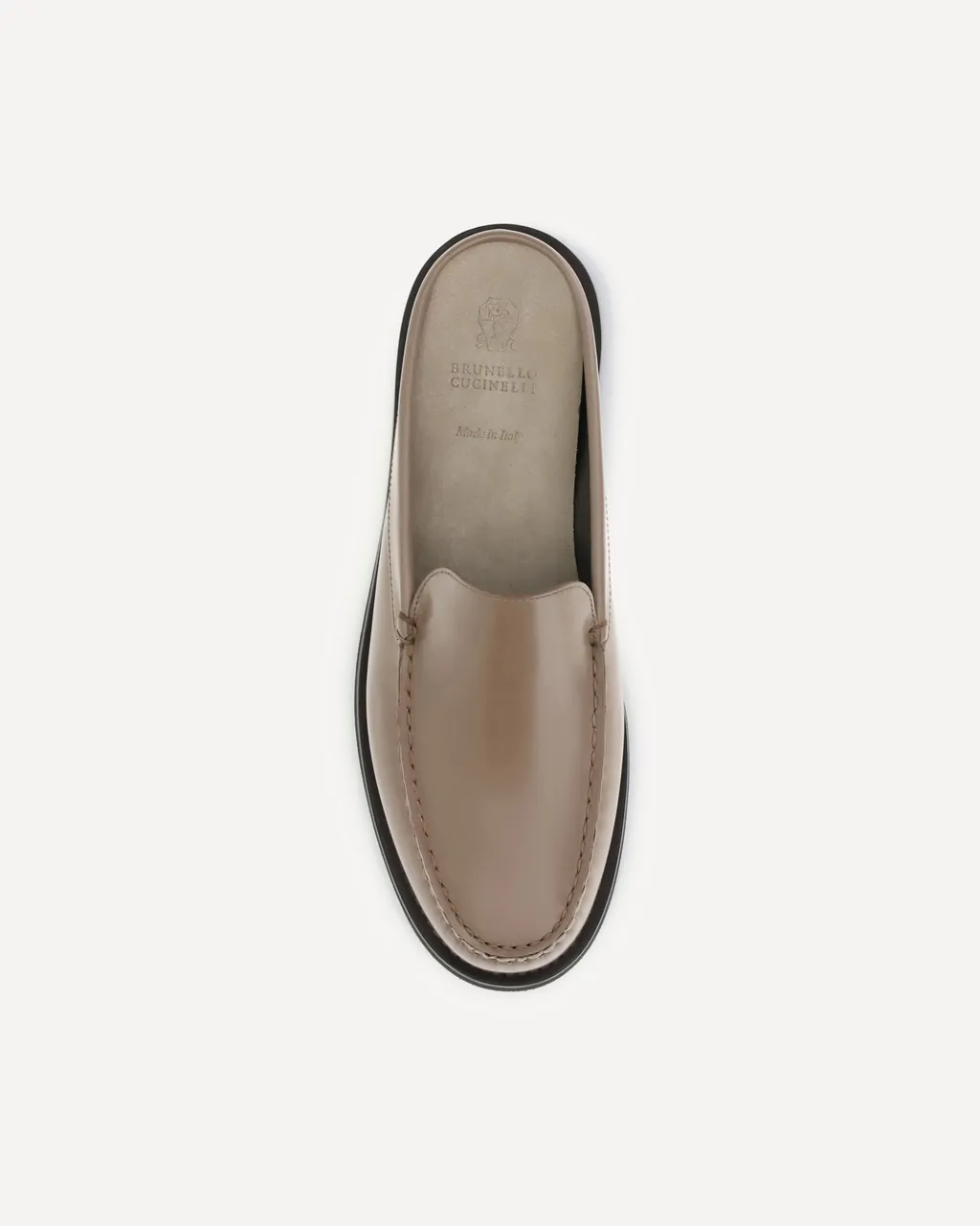 Leather Flat Mule
