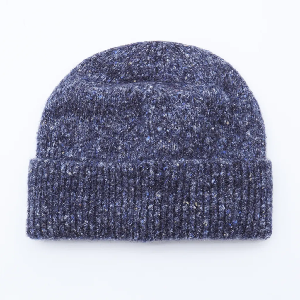 Folded Brim Knitted Beanie