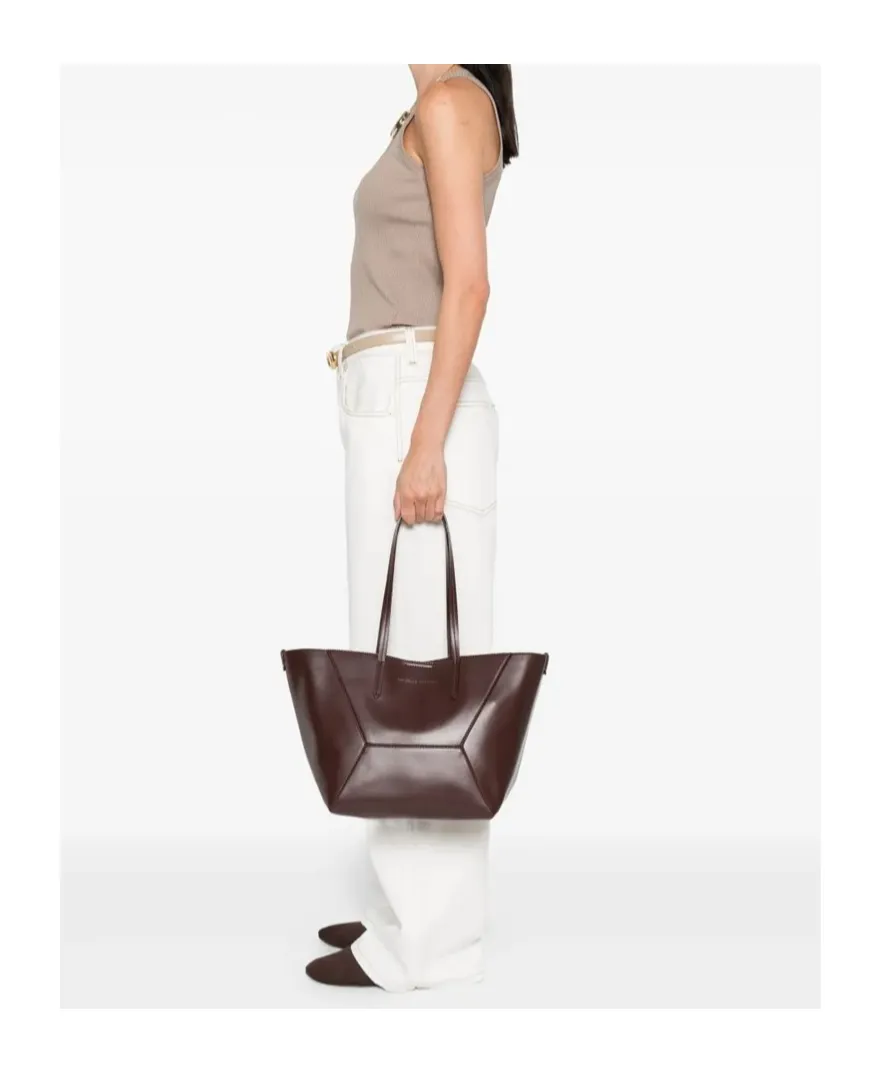 Duo Leather Tote Bag