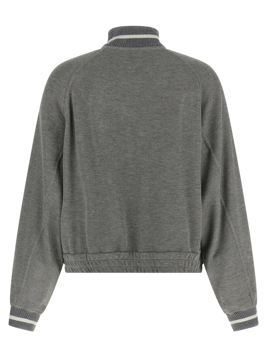 Ribbed-Knit Sweatshirt