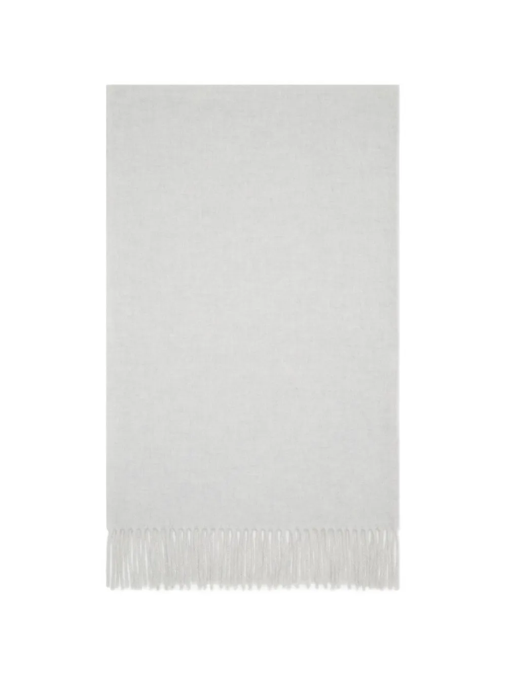 Logo Detailed Fringed Edge Scarf