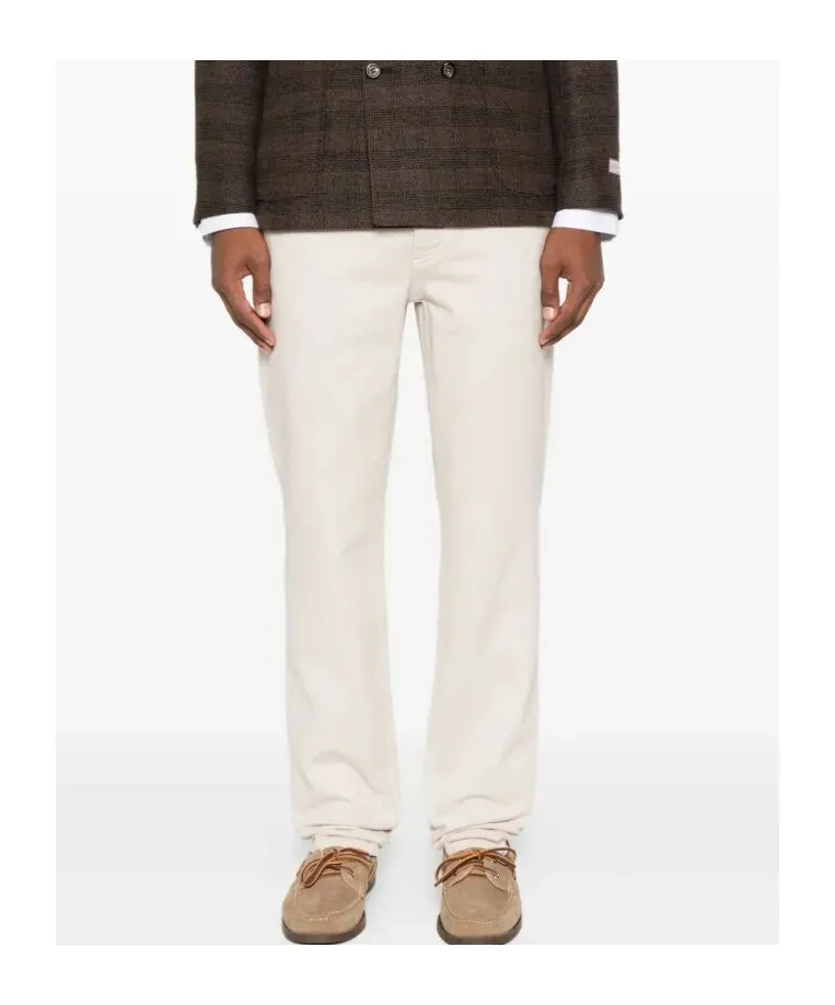 Logo-Embroidered Jeans