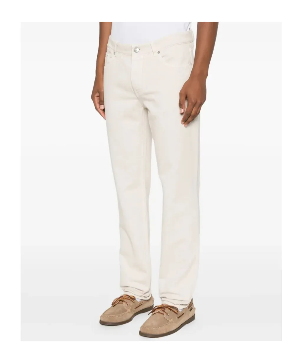 Logo-Embroidered Jeans