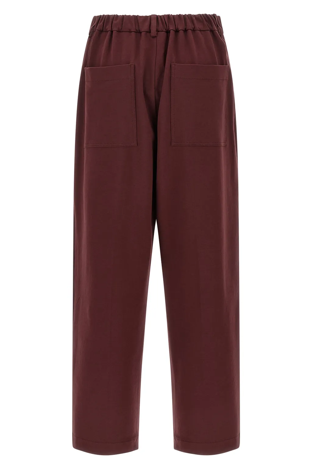 Pleated Cropped Trousers