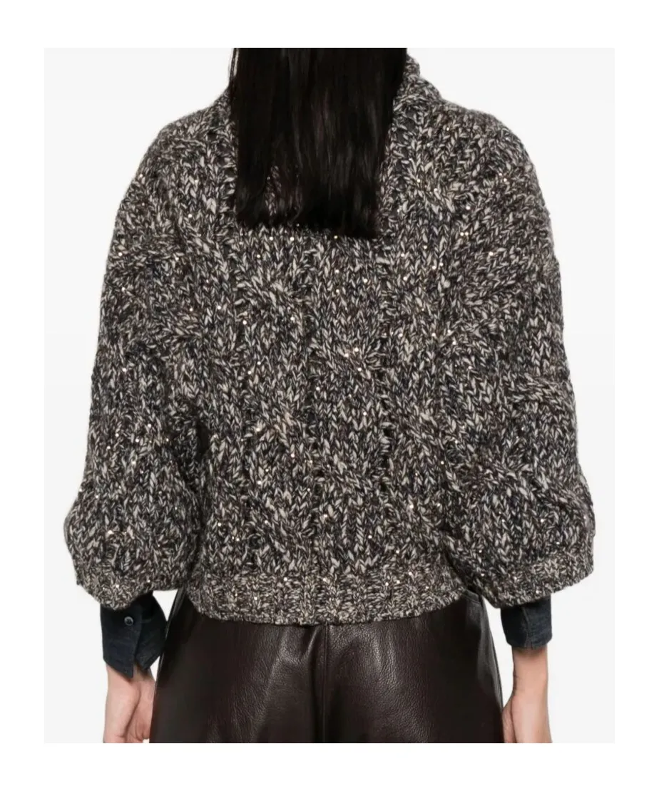 Twist-Detail Cardigan
