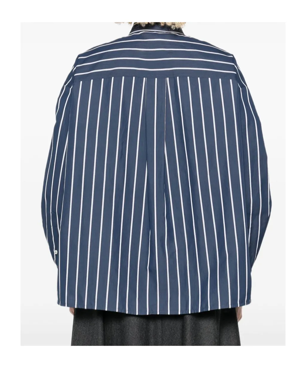 Striped Button-Down Shirt