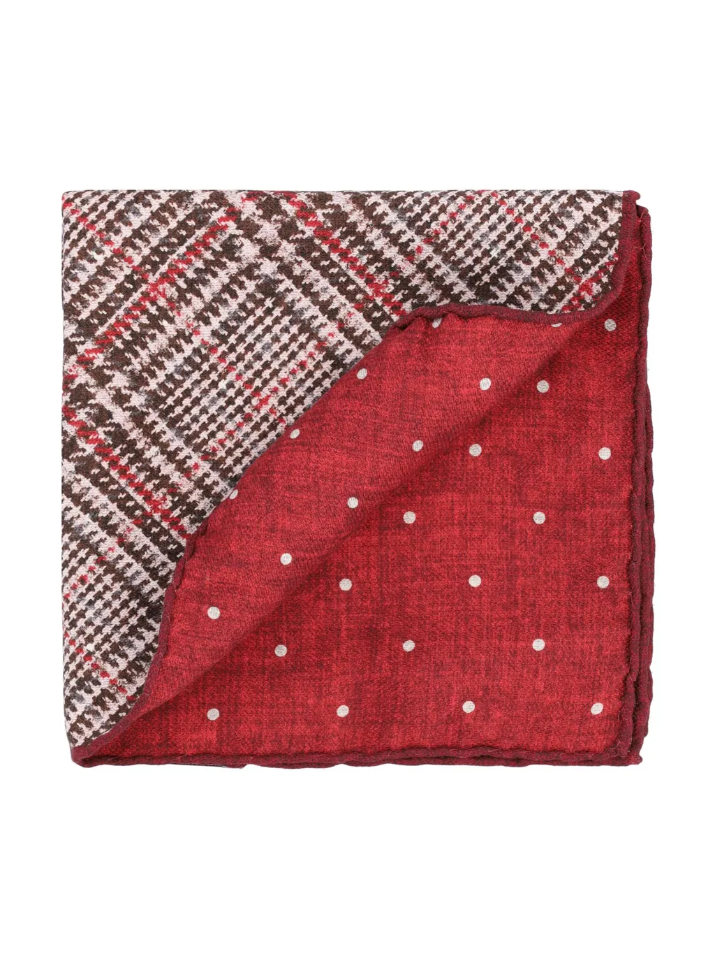 Prince Of Wales Polka-Dot Pocket Square