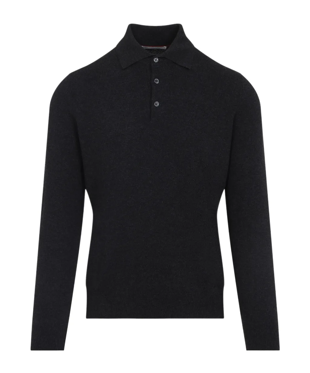 Long-Sleeve Polo Shirt