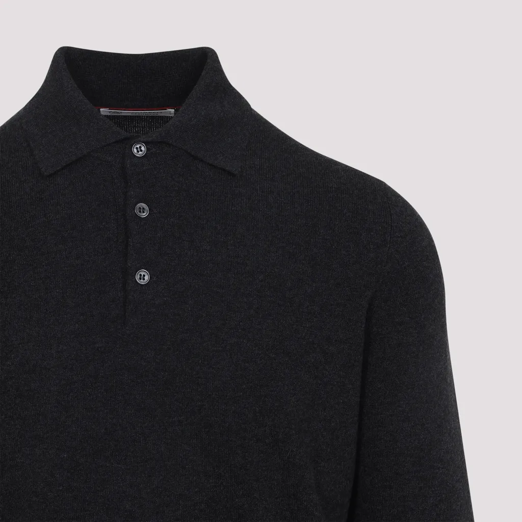 Long-Sleeve Polo Shirt