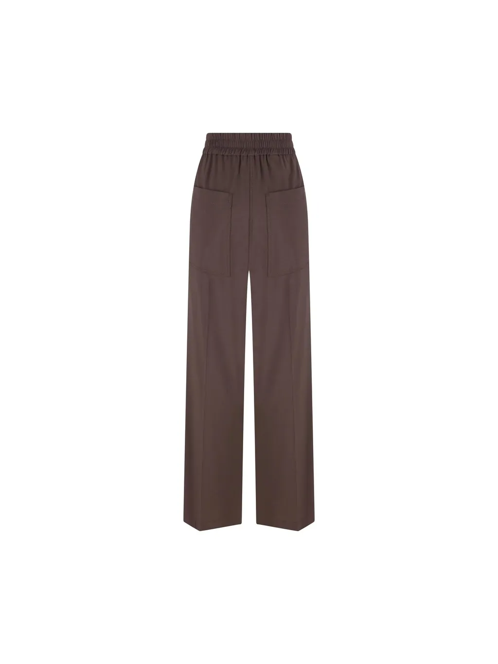Elasticated-Waist Trousers