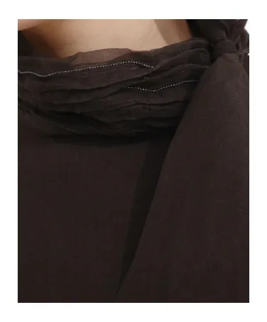 Bow Detailed Sleeveless Blouse