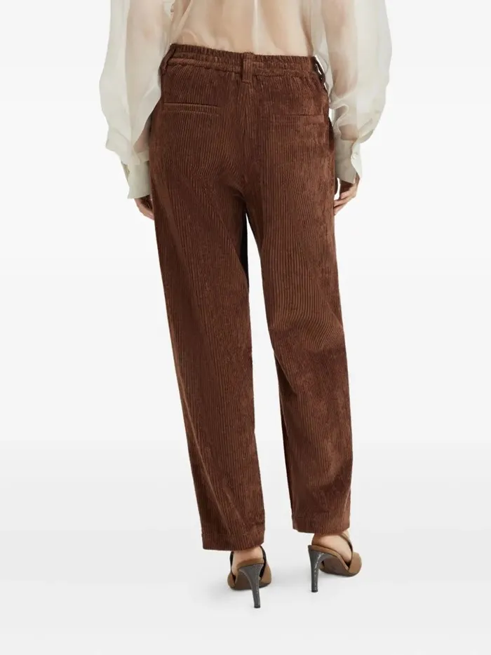 Wide-Leg Corduroy Trousers