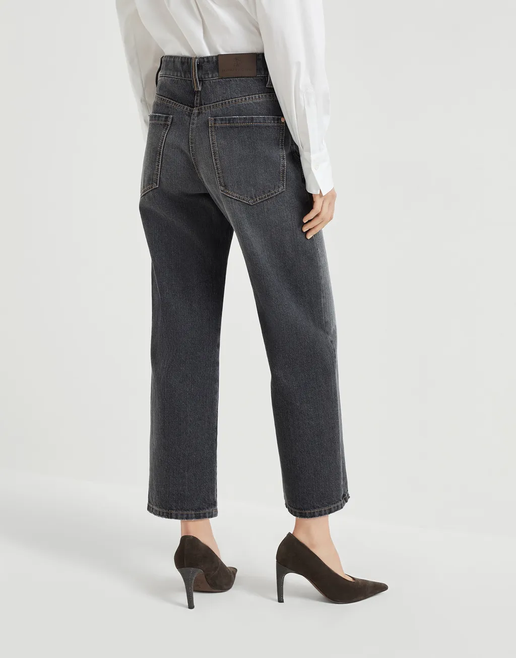Multi-Pocket Denim Trousers
