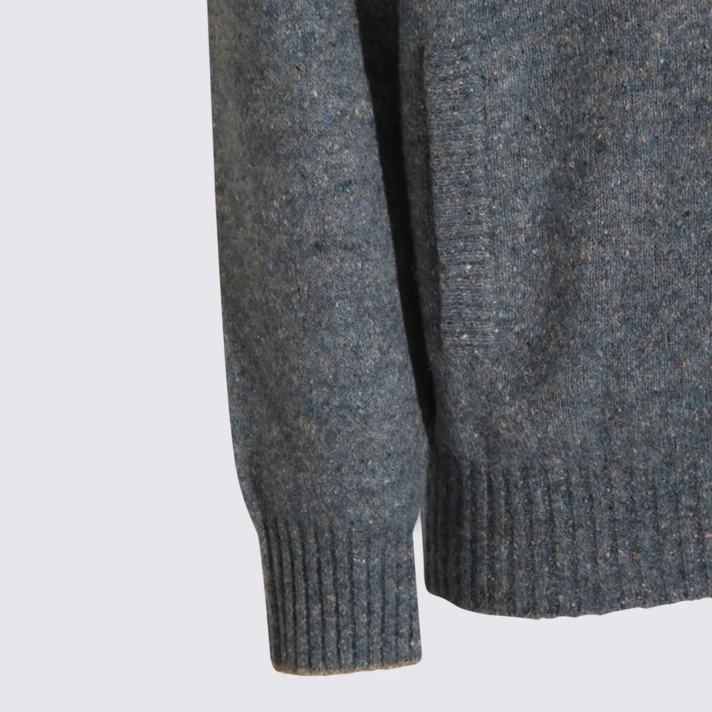 High-Neck Zip-Front Cardigan