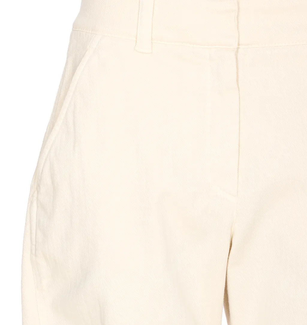 Panelled Cotton Trousers