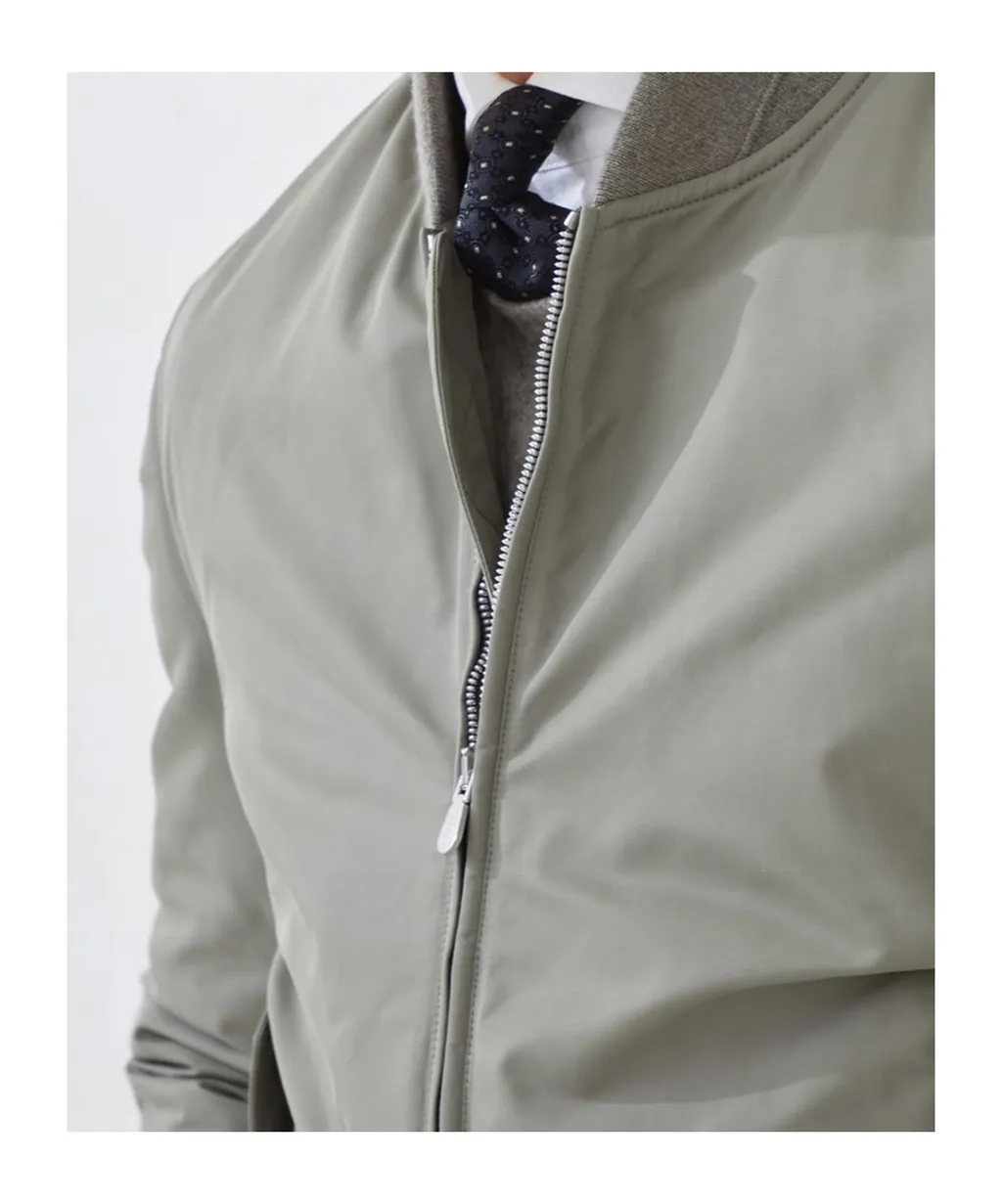 Zip-Fastening Bomber Jacket