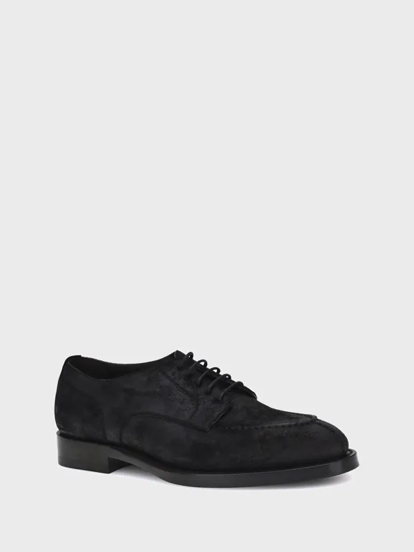 Almond Toe Lace-Up Shoes