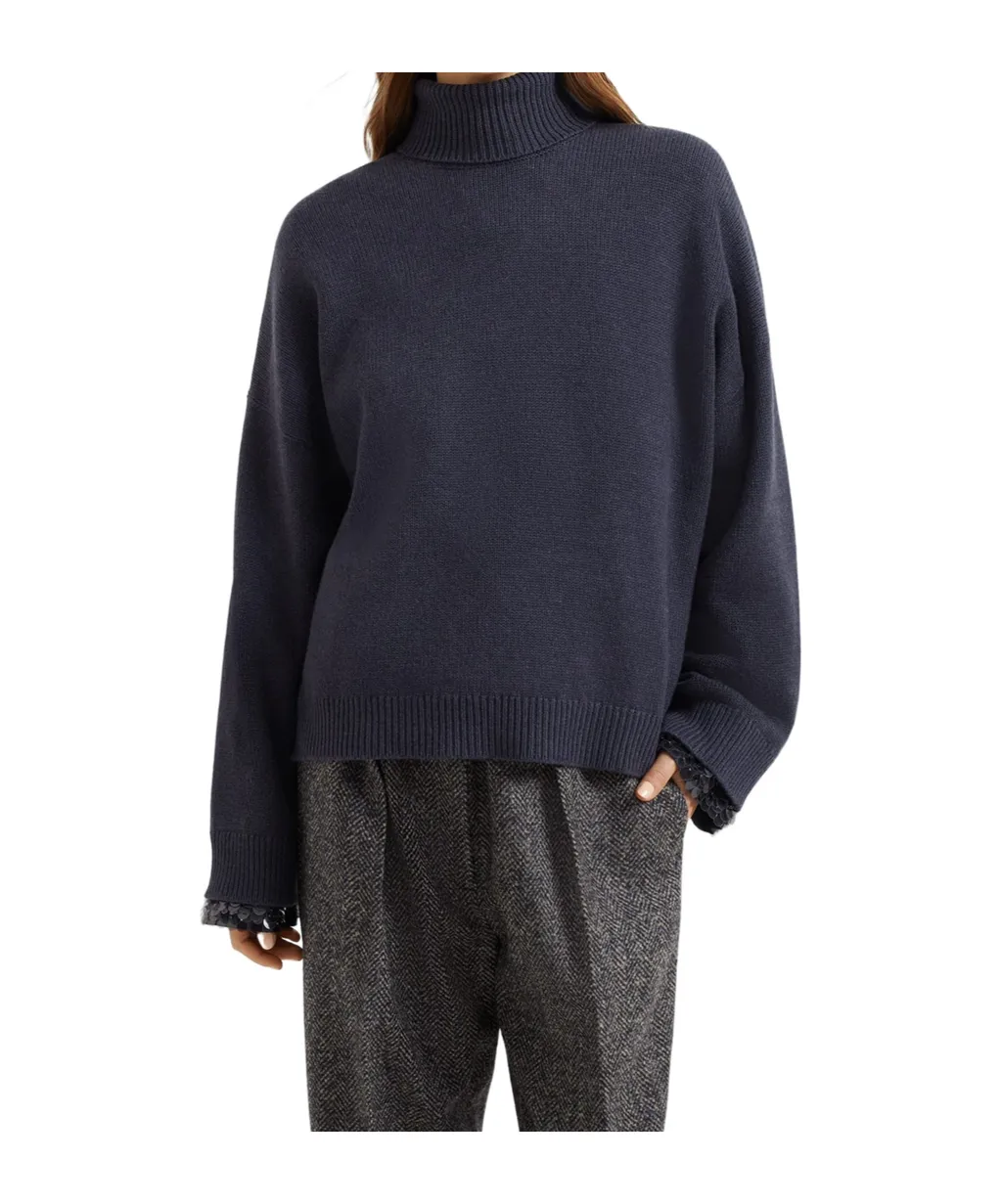 Turtleneck Knitted Jumper