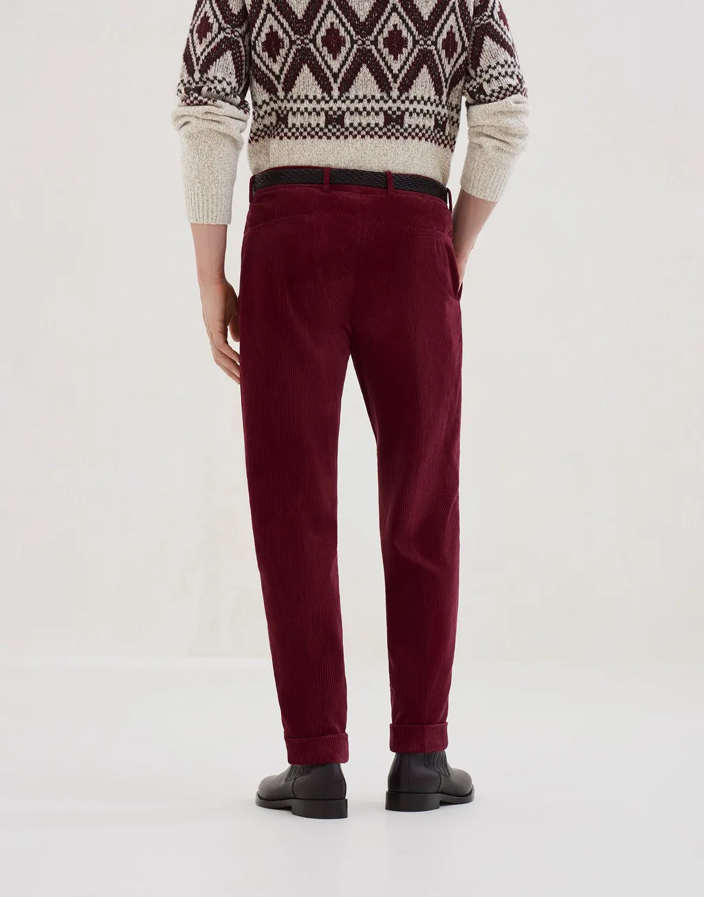 Pleated Tapered Trousers
