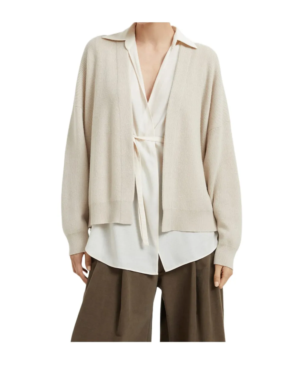 Cashmere Layered Cardigan