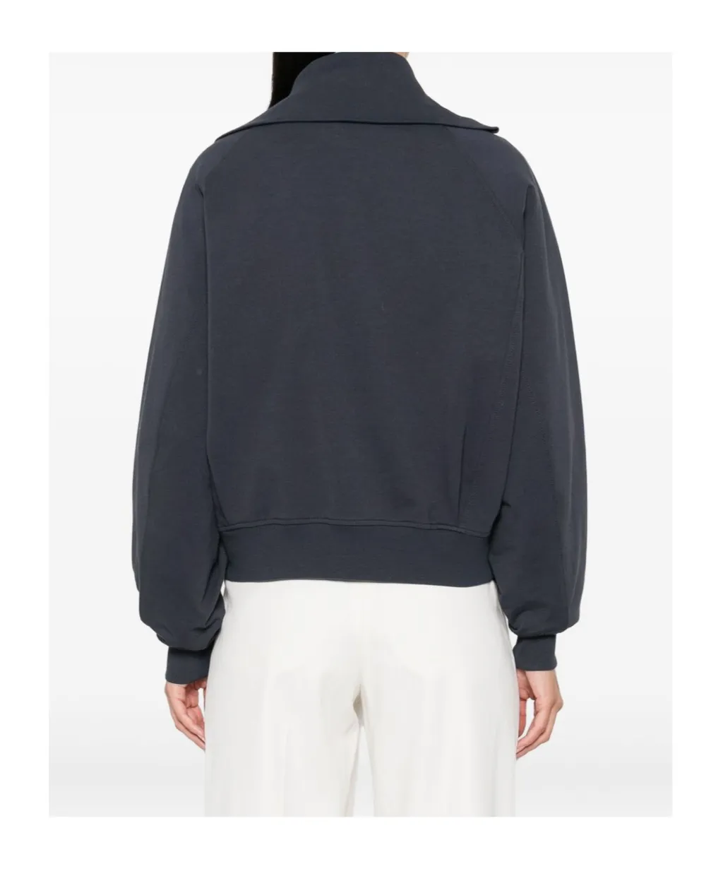 Zip-Fastening Patch-Pocket Top