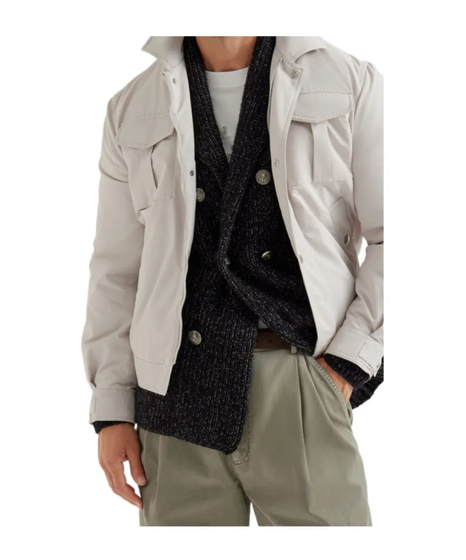 Padded Flap-Pocket Jacket