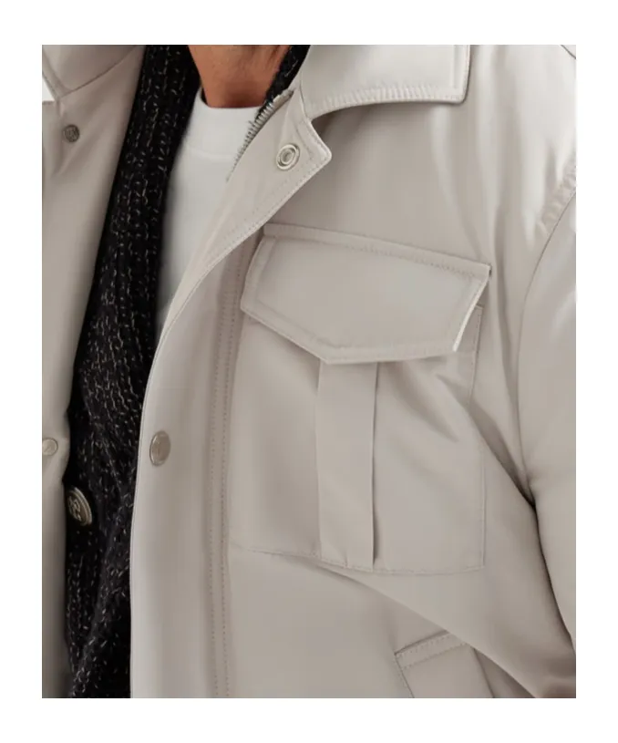 Padded Flap-Pocket Jacket