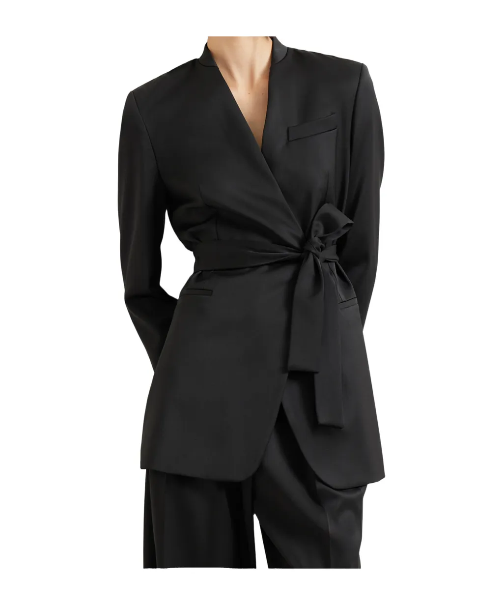 Belted Wrap Blazer