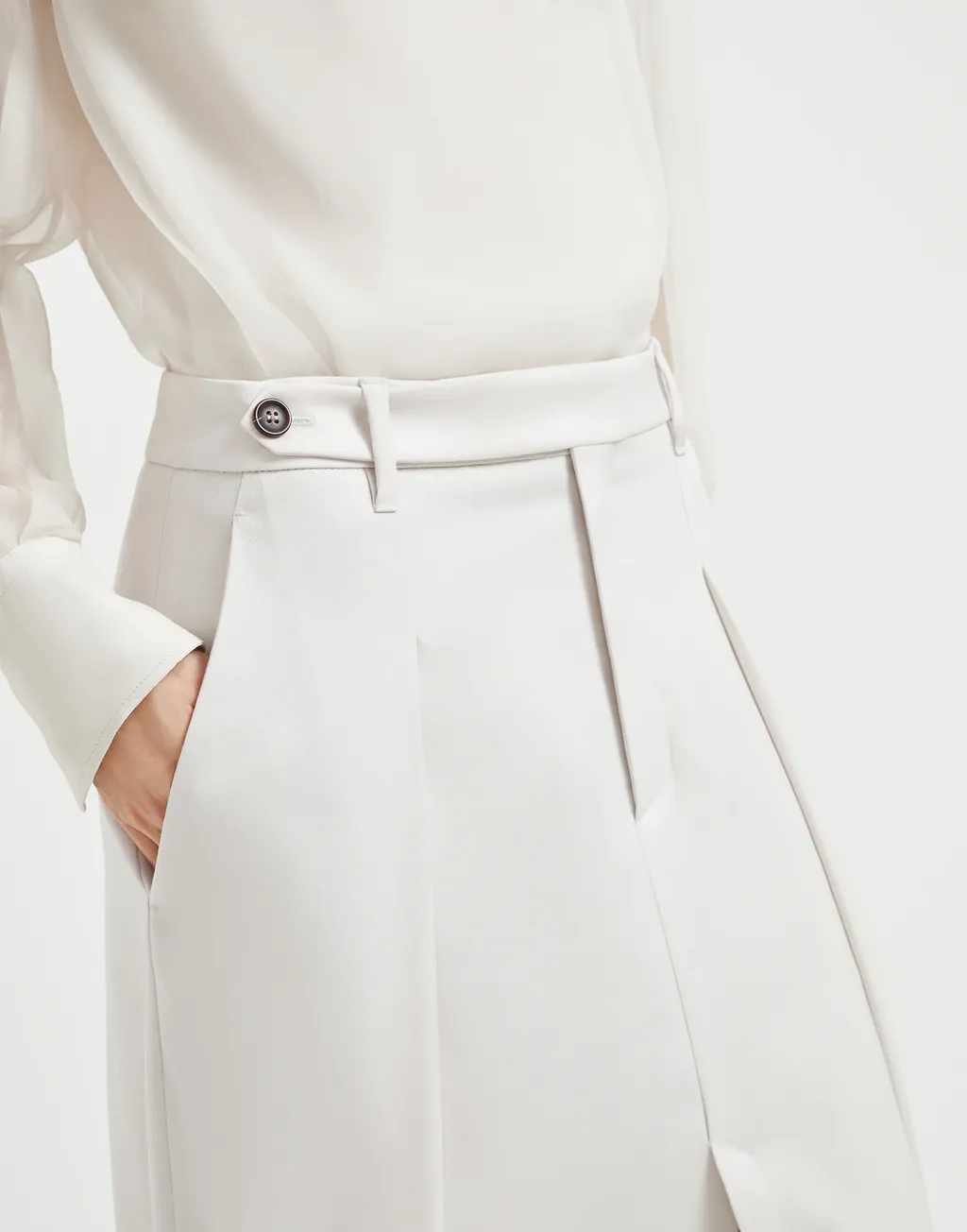 Curved Sartorial Skirt