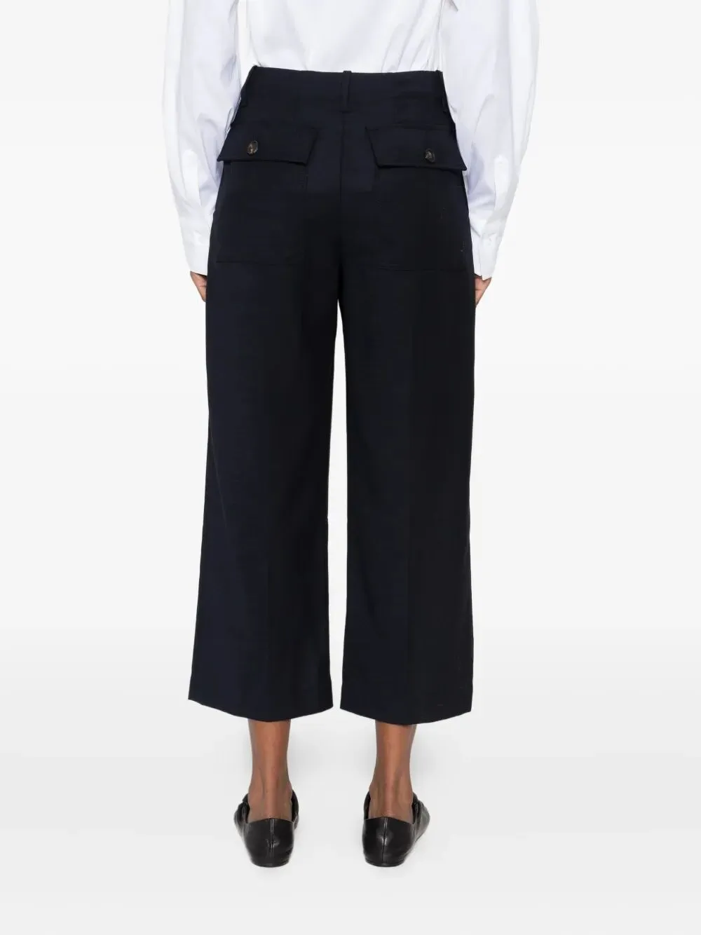 Pleated Wool Trousers