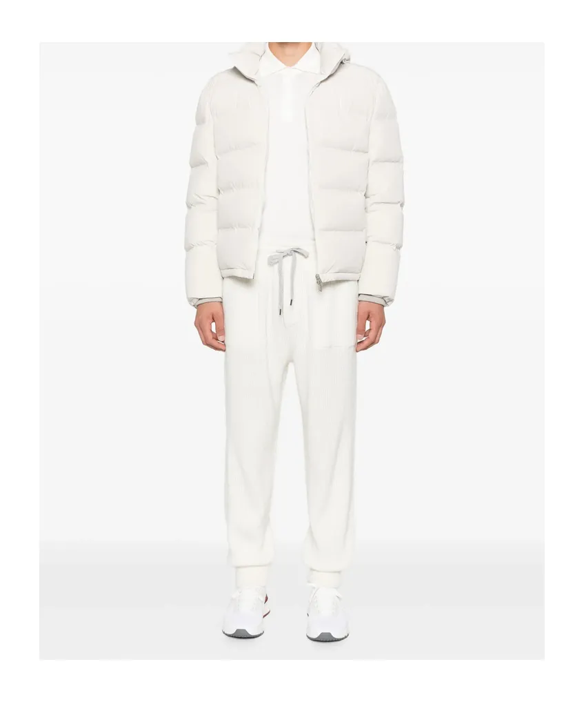 Zip-Fastening Padded Jacket