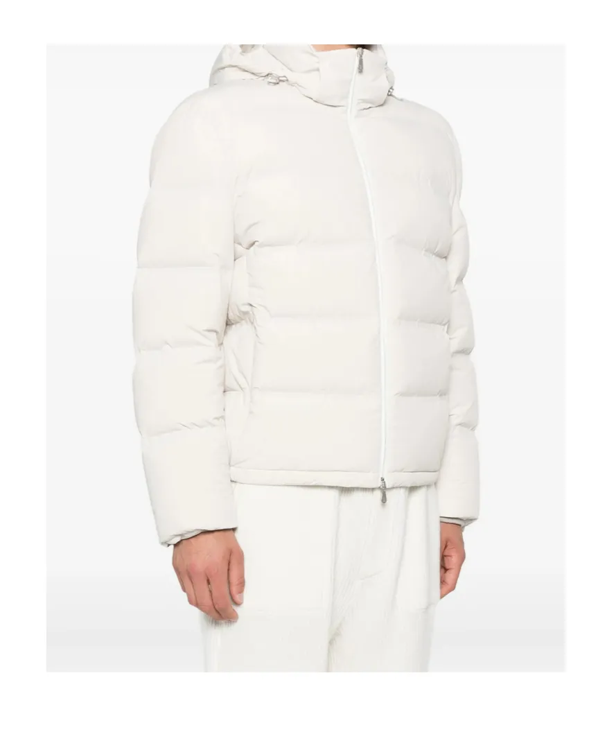 Zip-Fastening Padded Jacket