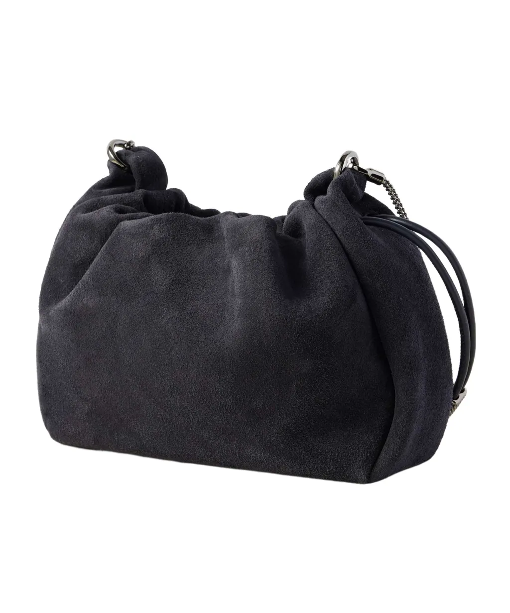 Drawstring Chain-Strap Cross Body Bag