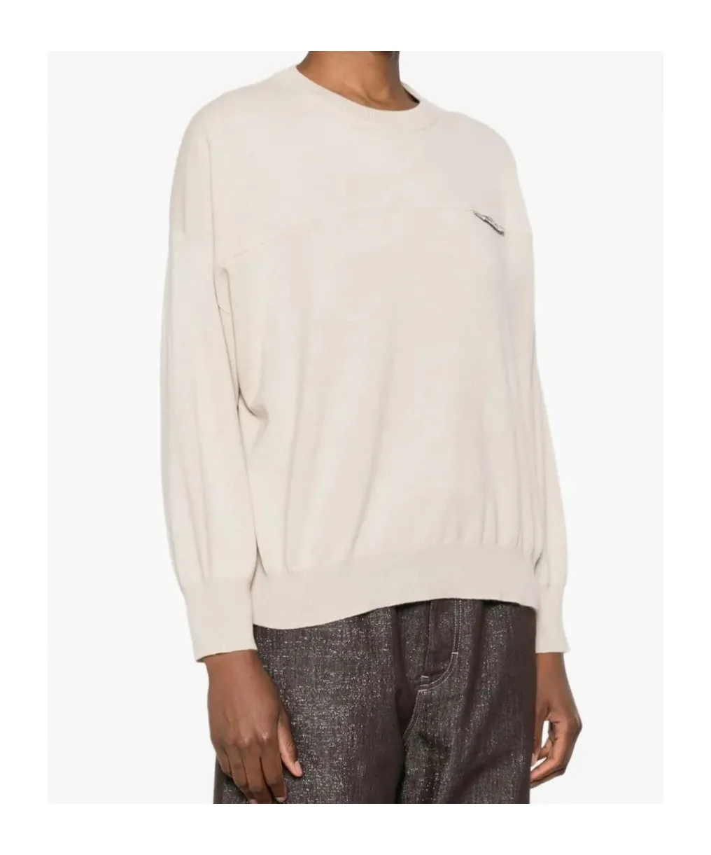 Monili-Embellished Sweater