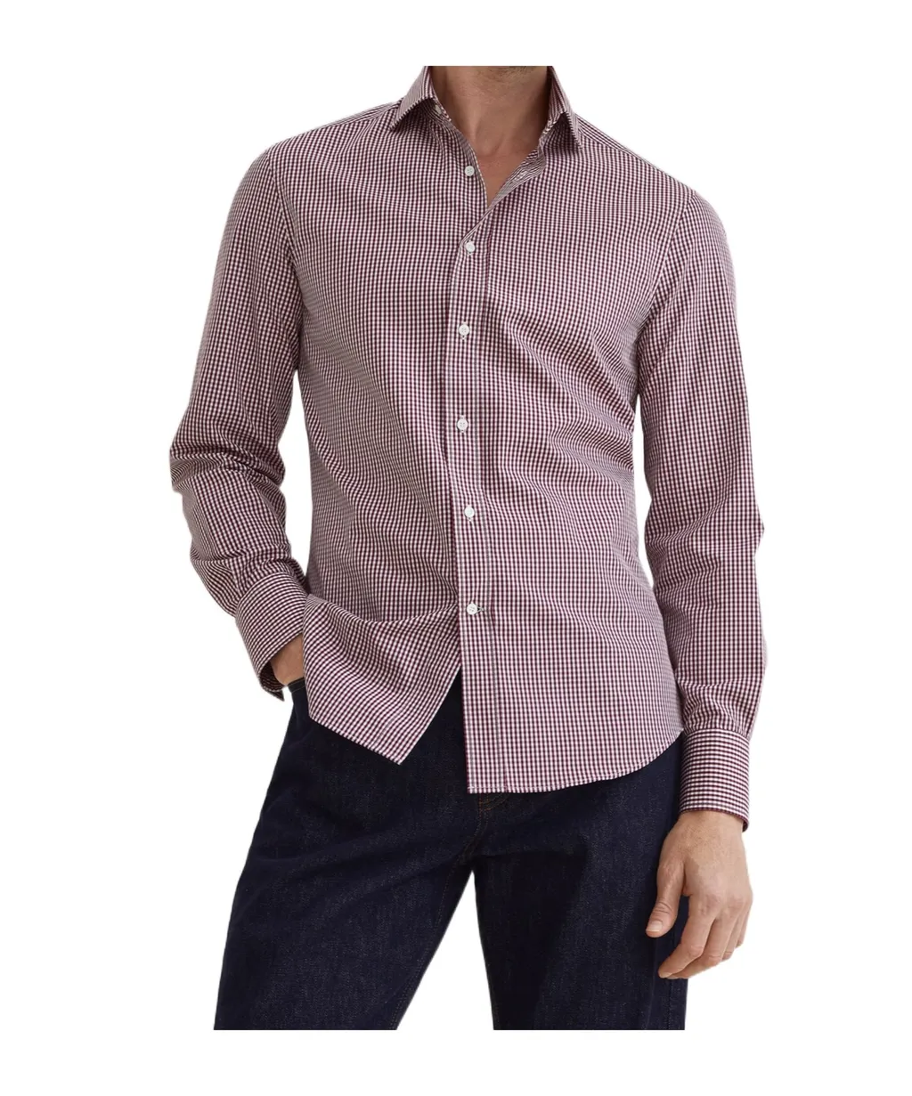 Gingham Pattern Shirt