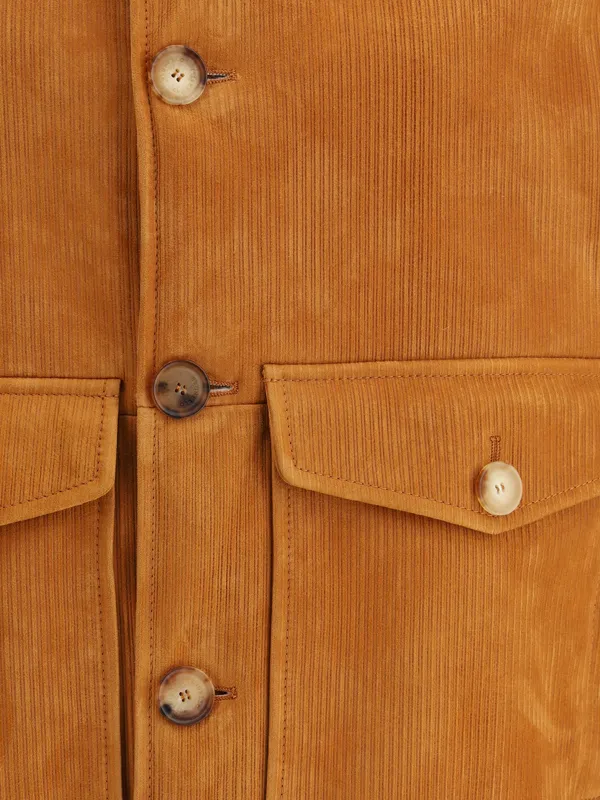 Corduroy Patch-Pocket Jacket