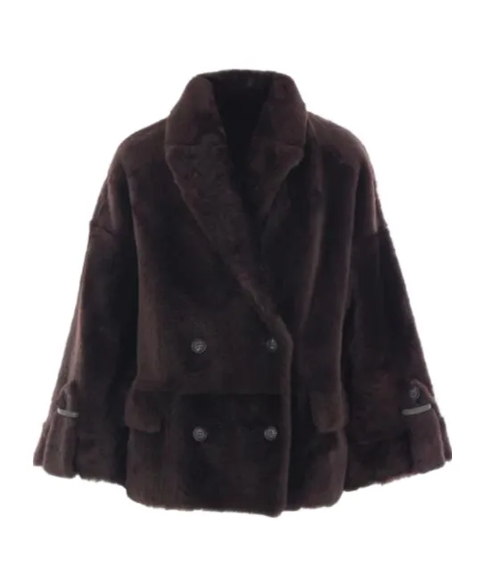 Double-Breasted Reversible Coat