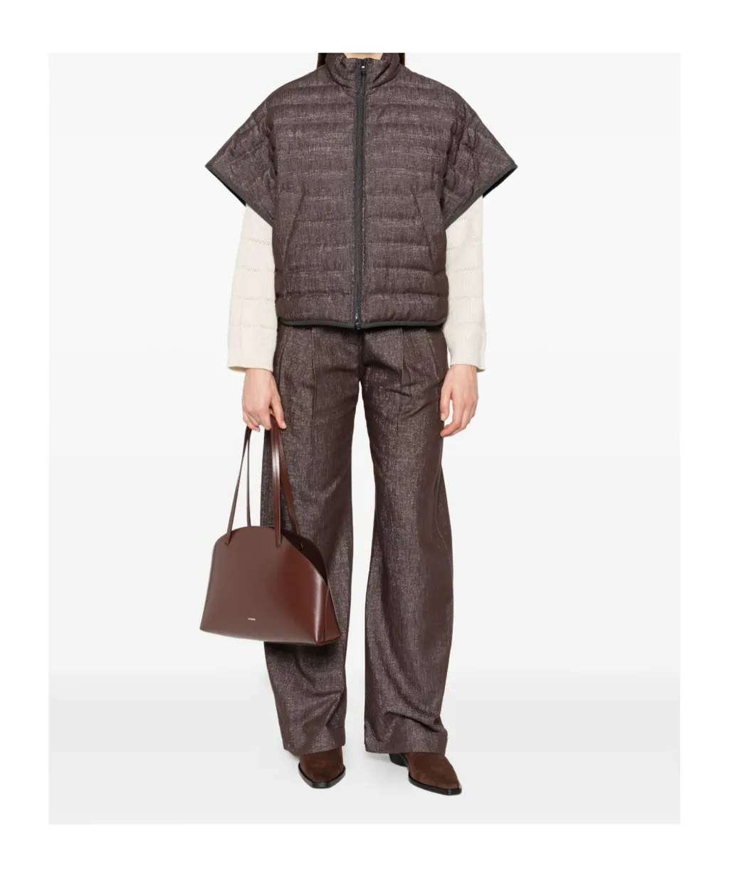Quilted Zip-Front Jacket