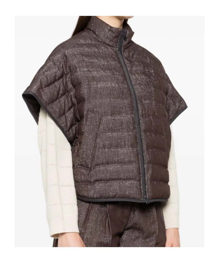 Quilted Zip-Front Jacket