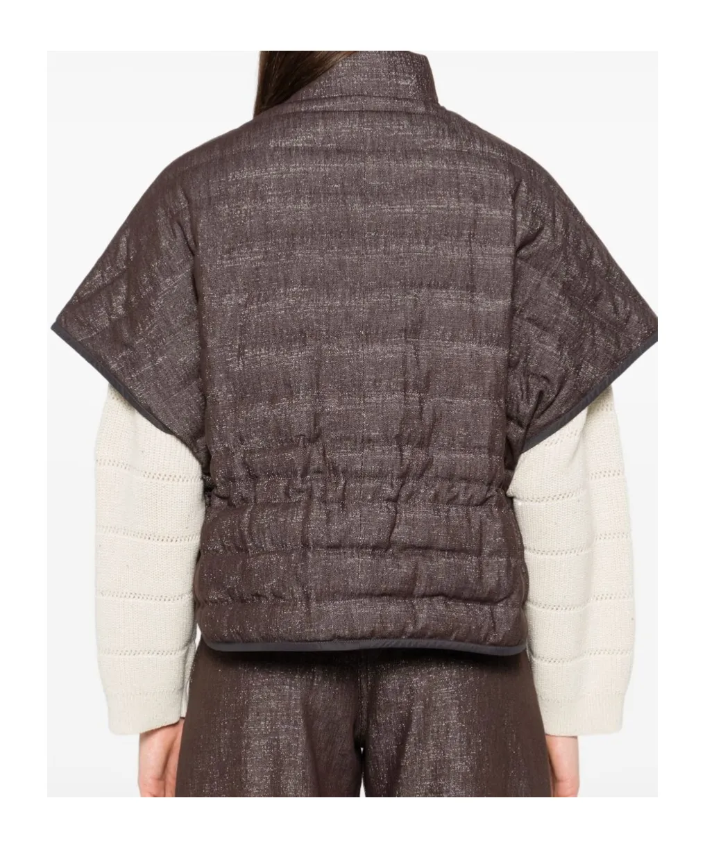 Quilted Zip-Front Jacket