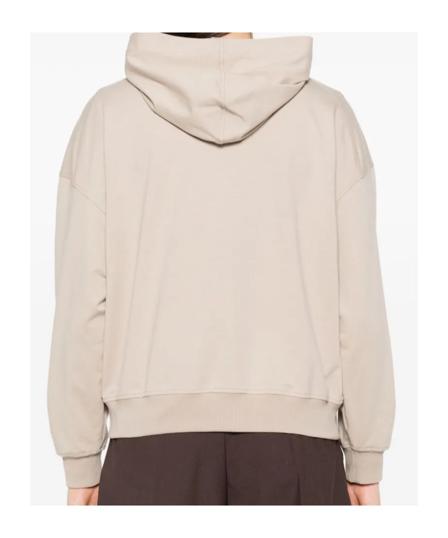 Monili Chain-Detail Zip-Front Hoodie