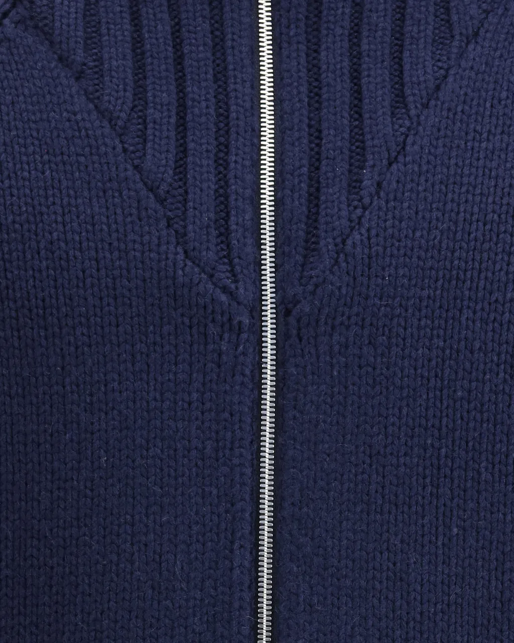 High-Neck Zip-Front Cashmere Jacket