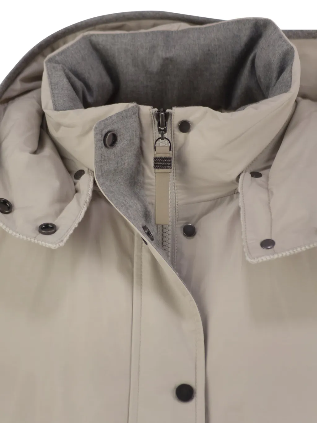 Elasticated Hem Hooded Jacket