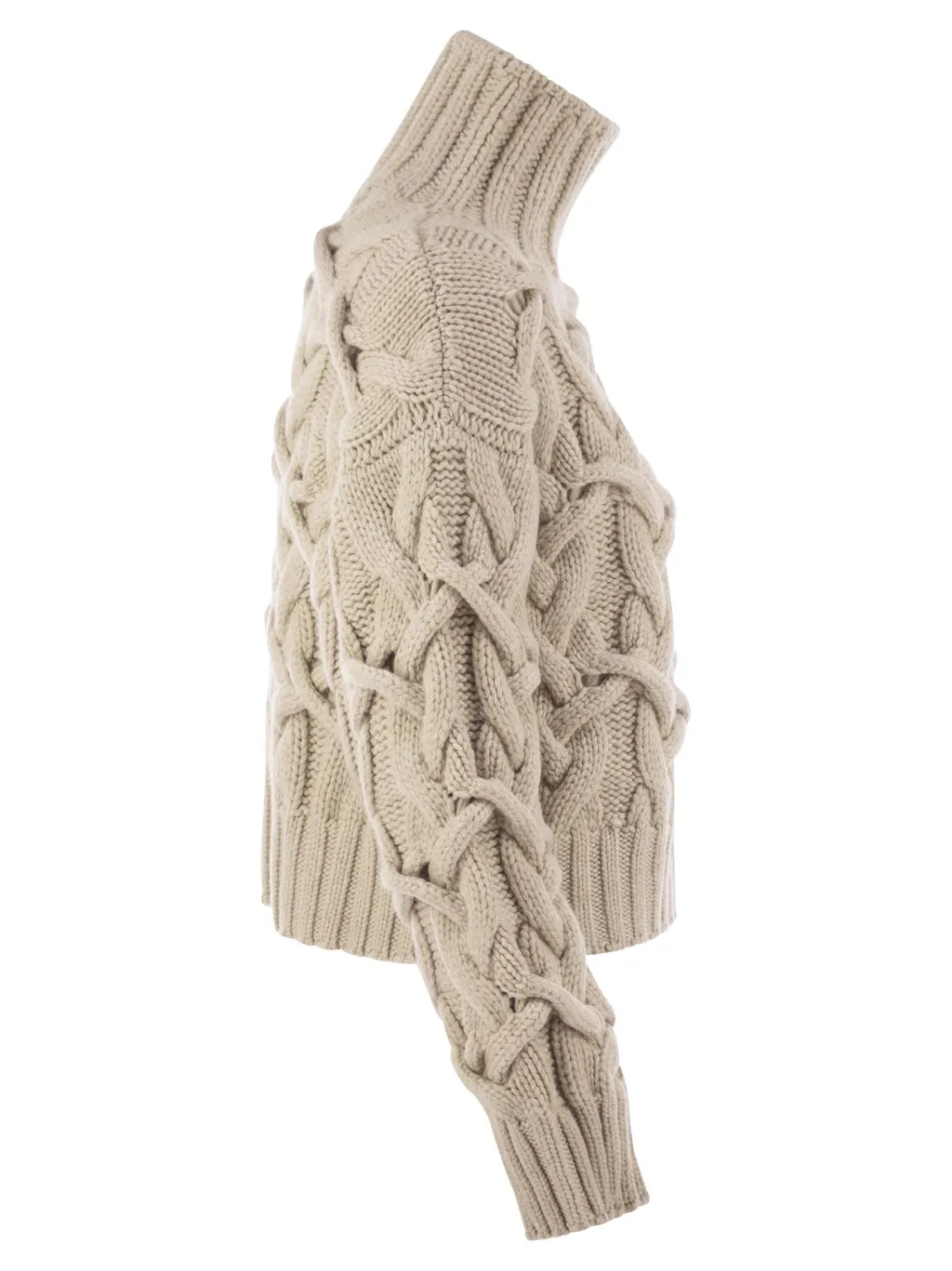 High Neck Knitted Jumper