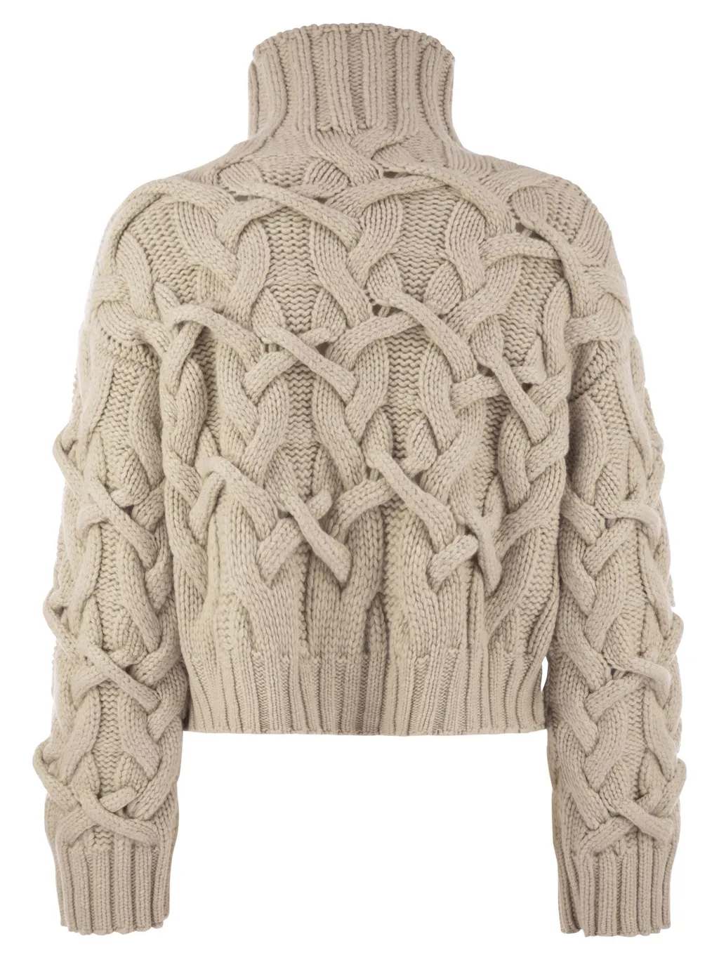 High Neck Knitted Jumper