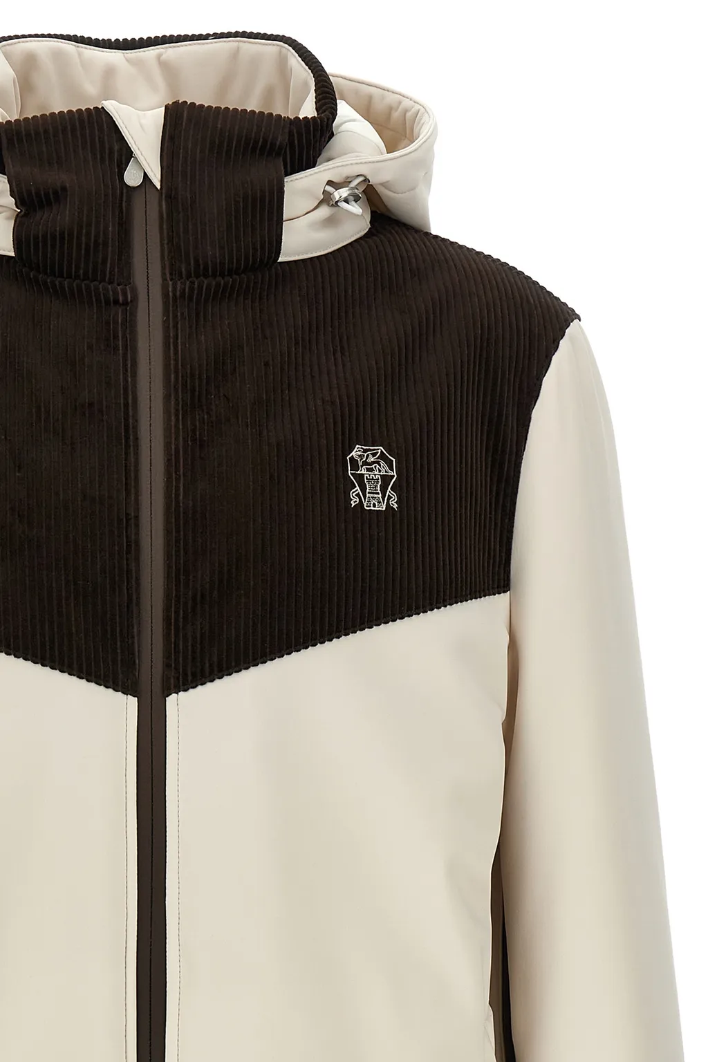 Embroidered-Logo Jacket